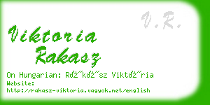 viktoria rakasz business card